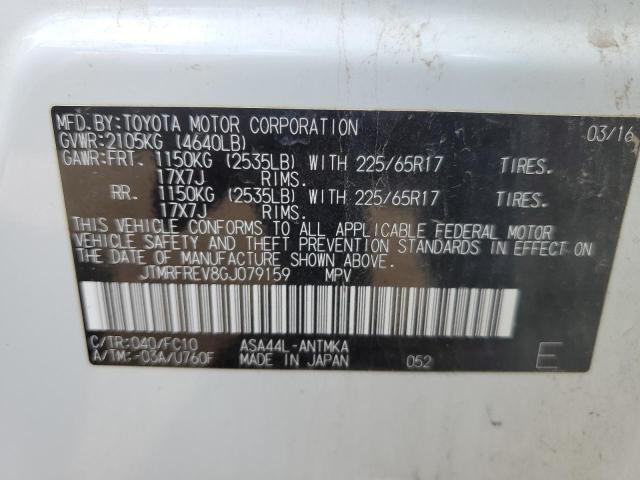 2016 TOYOTA RAV4 XLE - JTMRFREV8GJ079159