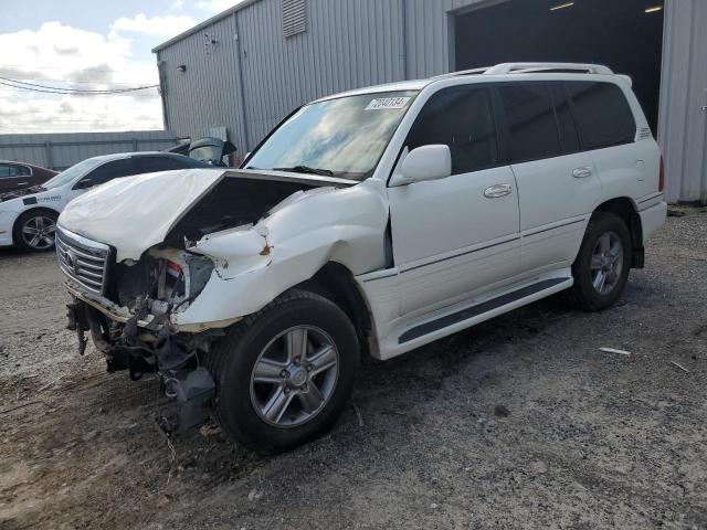 LEXUS LX 470 2007 white  gas JTJHT00W774029347 photo #1