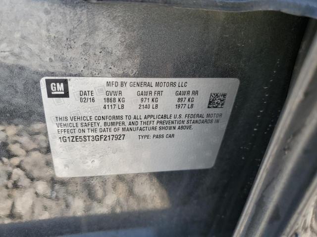 2016 CHEVROLET MALIBU LT - 1G1ZE5ST3GF217927