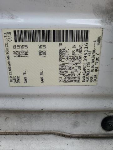 2018 NISSAN MAXIMA 3.5 - 1N4AA6APXJC395116