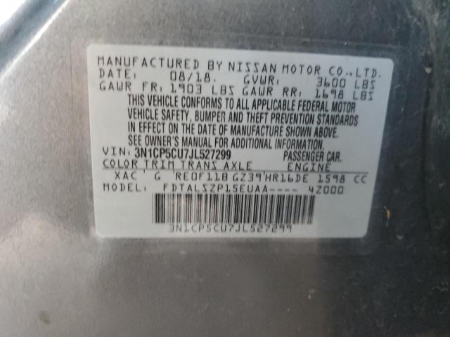 2018 NISSAN KICKS S - 3N1CP5CU7JL527299