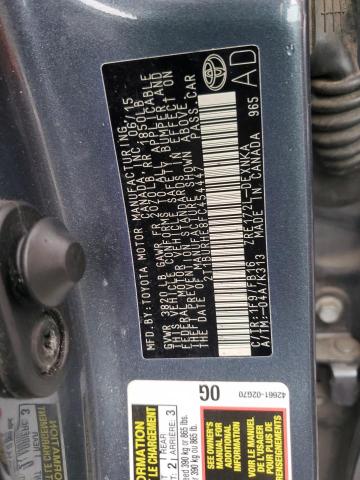 2015 TOYOTA COROLLA L - 2T1BURHE8FC454447