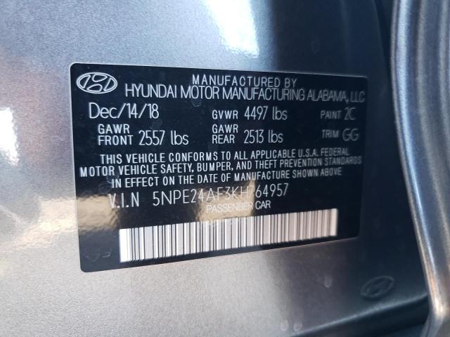 2019 HYUNDAI SONATA SE - 5NPE24AF3KH764957