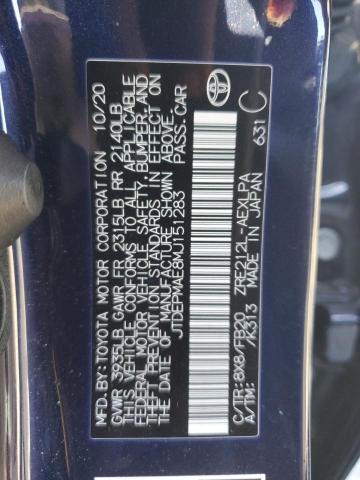 2021 TOYOTA COROLLA LE - JTDEPMAE8MJ151283