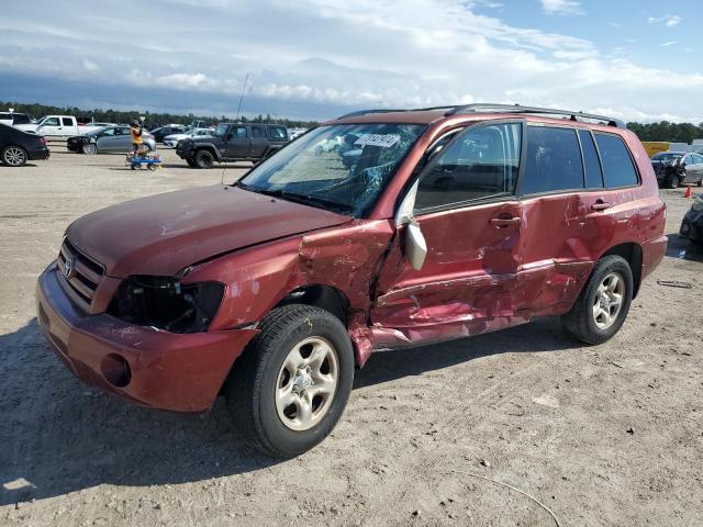 TOYOTA HIGHLANDER 2006 red  gas JTEGD21A860133731 photo #1