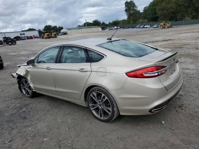 FORD FUSION TIT 2017 beige  gas 3FA6P0K95HR137132 photo #3