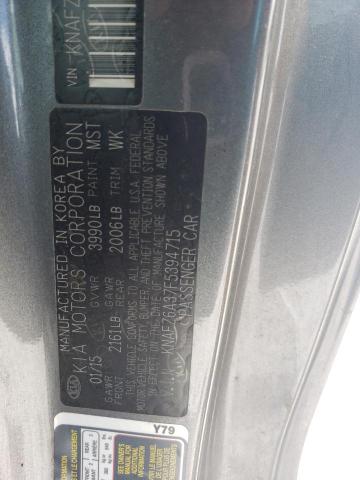 2015 KIA FORTE SX - KNAFZ6A37F5394715