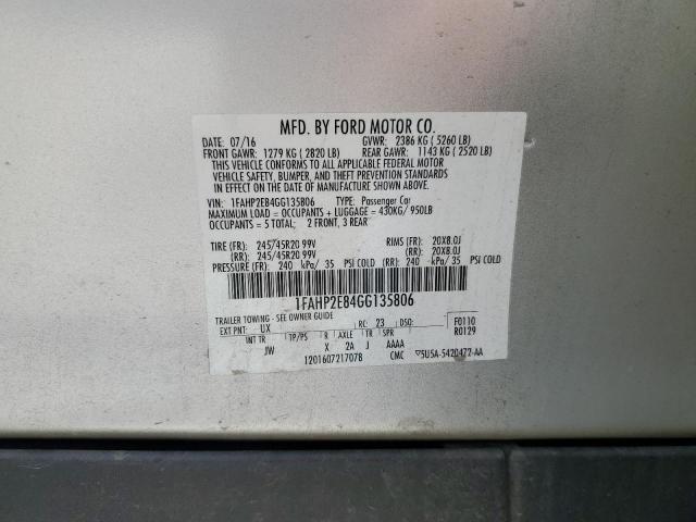2016 FORD TAURUS SEL - 1FAHP2E84GG135806