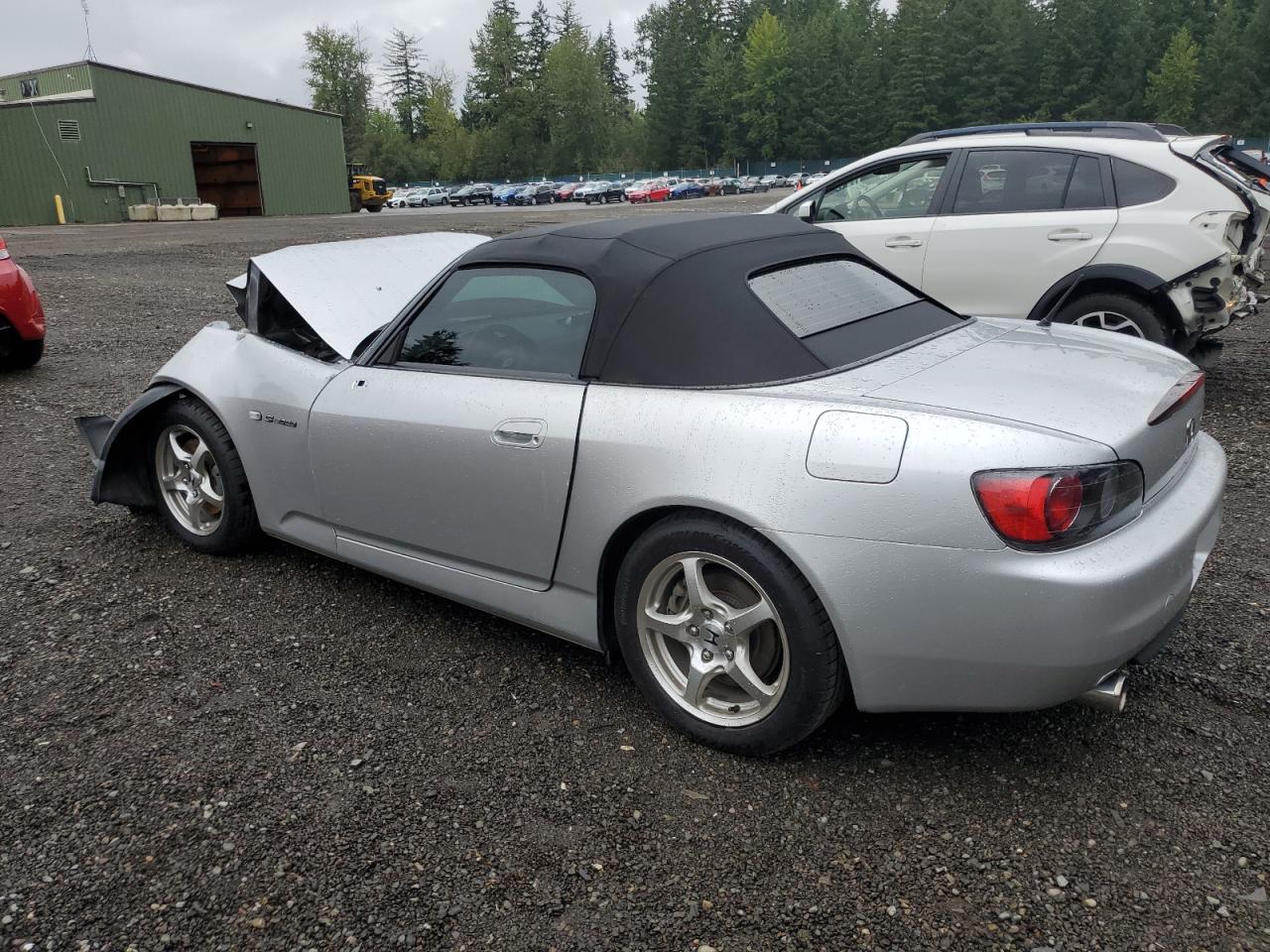 HONDA S2000 2002 silver  gas JHMAP11452T007484 photo #3