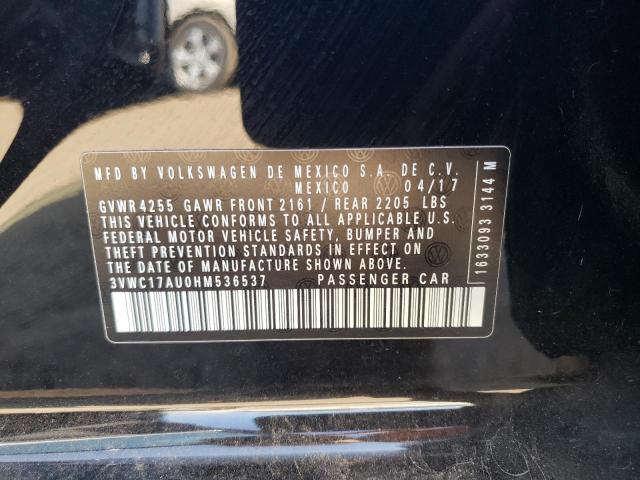 2017 VOLKSWAGEN GOLF SPORT - 3VWC17AU0HM536537