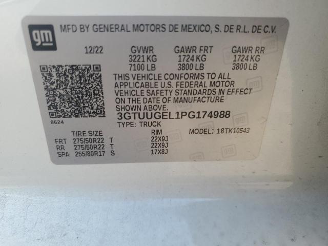 2023 GMC SIERRA K15 - 3GTUUGEL1PG174988