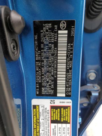 2019 TOYOTA CAMRY L - 4T1B11HK0KU274954