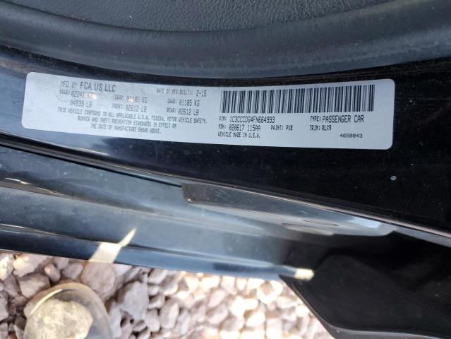 VIN 1C3CCCDG4FN664993 2015 Chrysler 200, S no.12