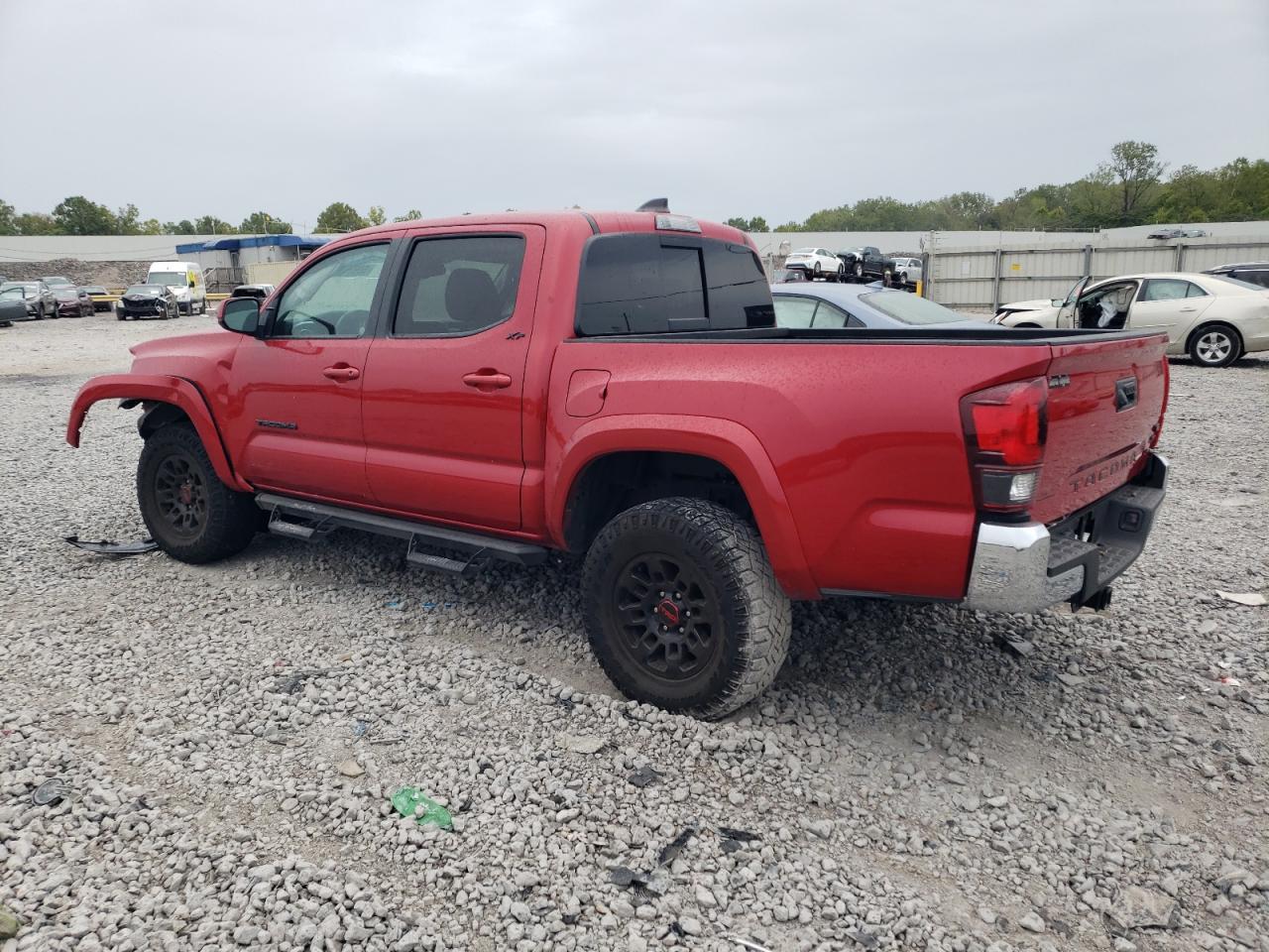 TOYOTA TACOMA DOU 2021 red  gas 3TMAZ5CN4MM147343 photo #3