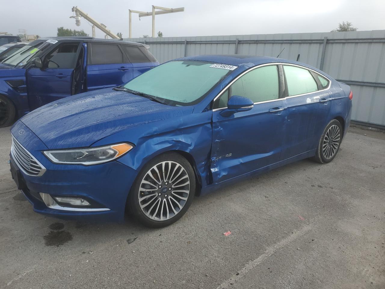 Lot #2928944739 2017 FORD FUSION TIT