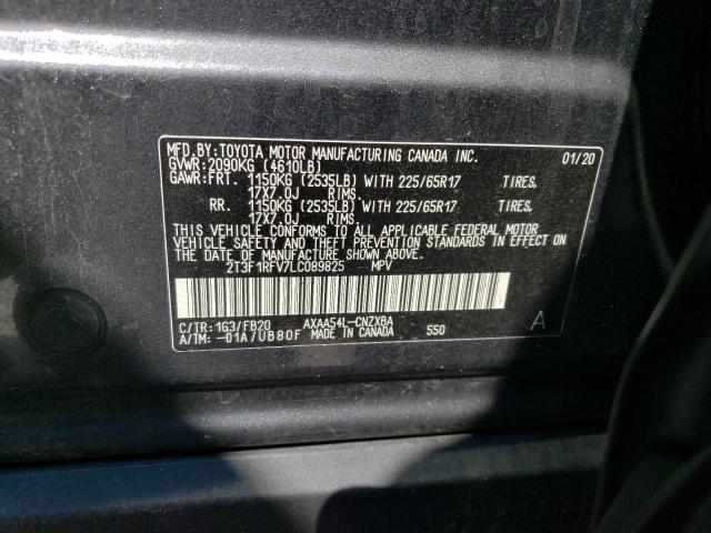 2020 TOYOTA RAV4 LE - 2T3F1RFV7LC089825