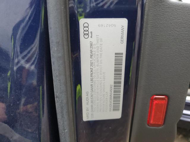 2021 AUDI S6 PREMIUM WAUDFAF28MN045062