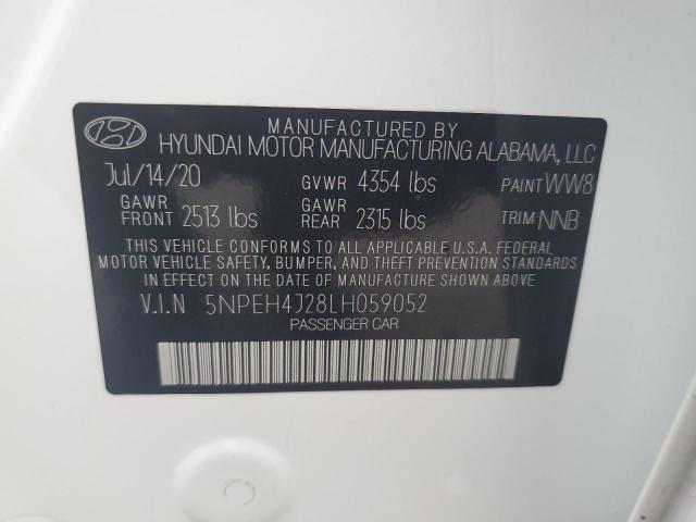 2020 HYUNDAI SONATA LIM - 5NPEH4J28LH059052