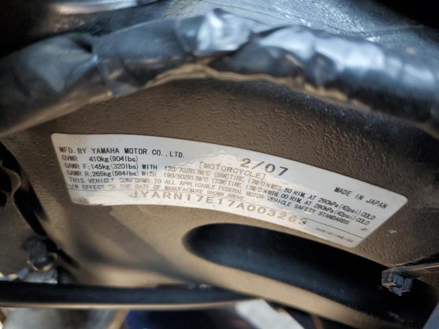 2007 YAMAHA FZ1 S JYARN17E17A003263