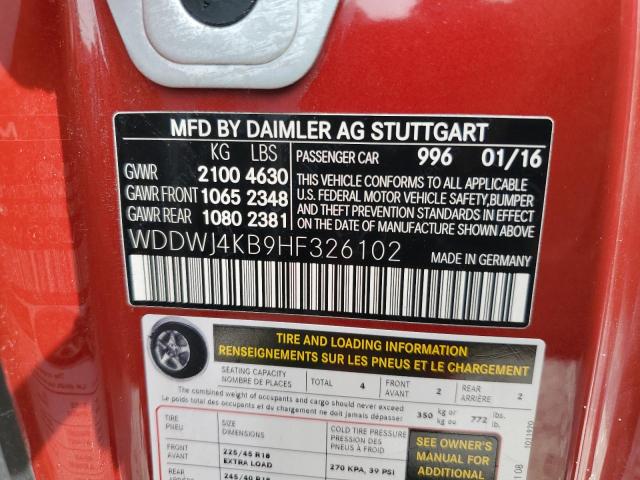 2017 MERCEDES-BENZ C 300 4MAT - WDDWJ4KB9HF326102