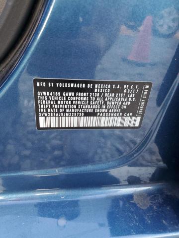 2018 VOLKSWAGEN JETTA S - 3VW2B7AJ9JM229730