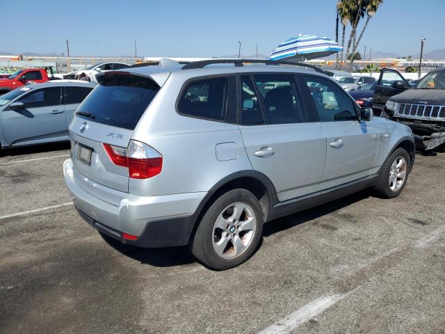 BMW X3 3.0SI 2008 silver  gas WBXPC93408WJ12320 photo #4