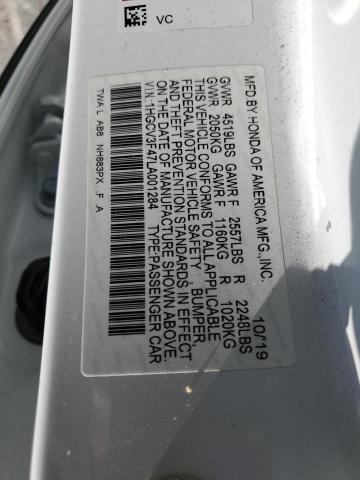 VIN 1HGCV3F47LA001284 2020 Honda Accord, Hybrid Ex no.12