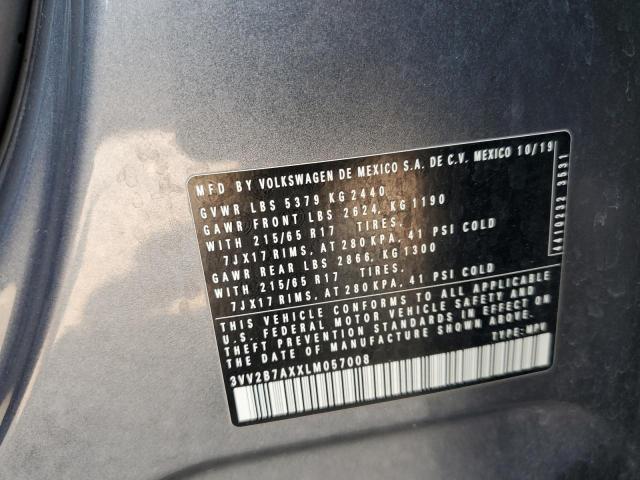 2020 VOLKSWAGEN TIGUAN SE - 3VV2B7AXXLM057008
