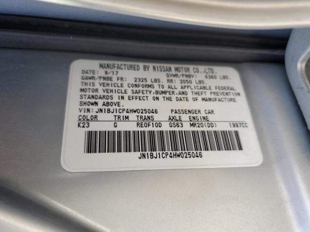 2017 NISSAN ROGUE SPOR - JN1BJ1CP4HW025046