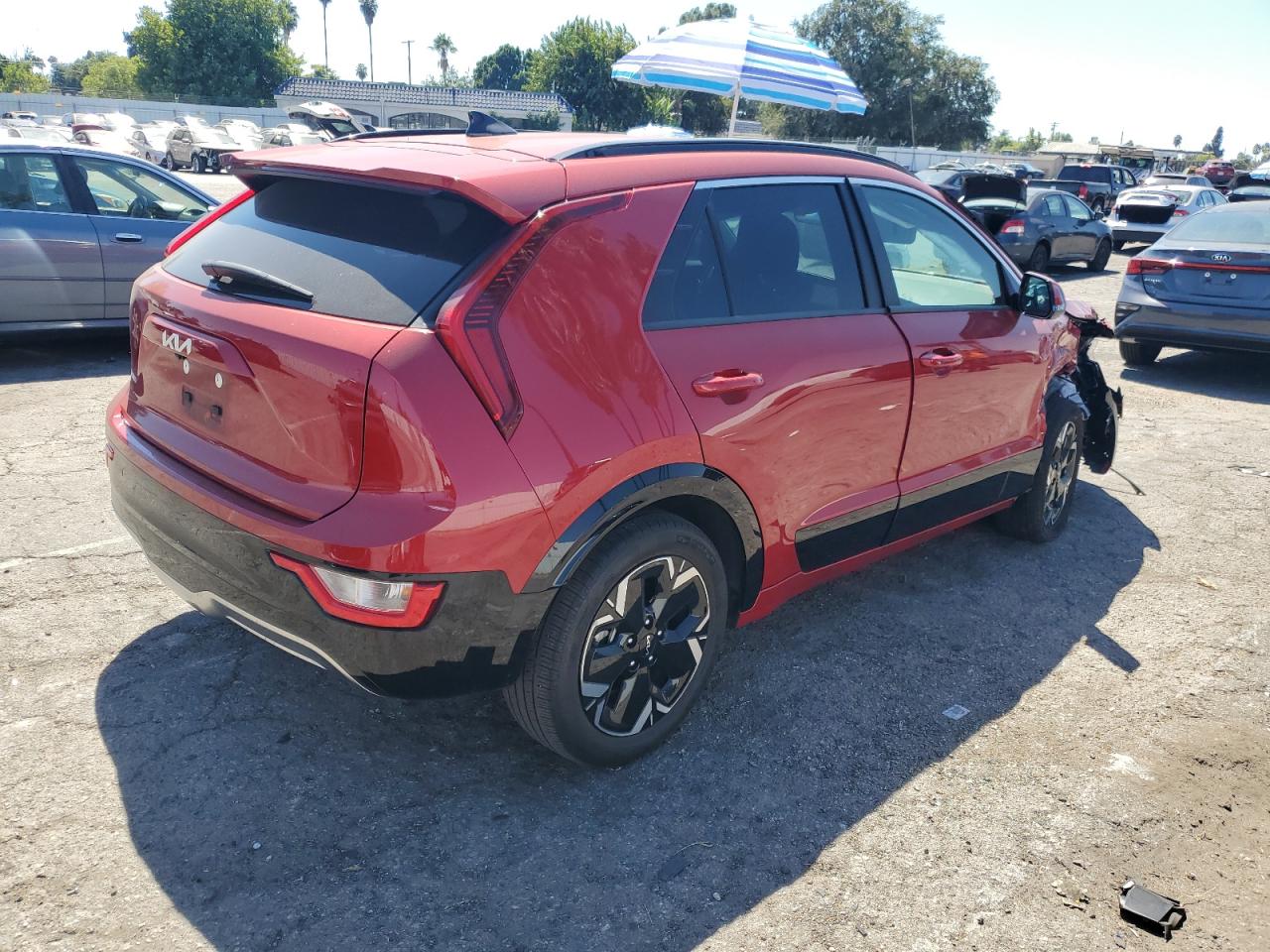 KIA NIRO WIND 2023 red  electric KNDCR3L15P5027720 photo #4