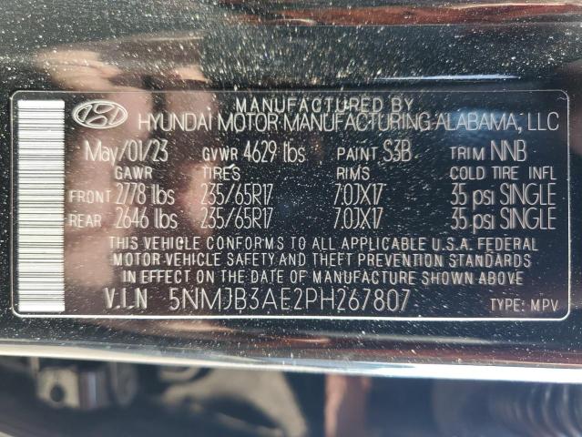 2023 HYUNDAI TUCSON SEL - 5NMJB3AE2PH267807