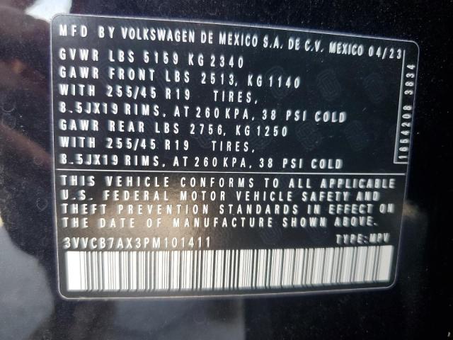 2023 VOLKSWAGEN TIGUAN SE - 3VVCB7AX3PM101411