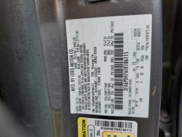 VIN 3FA6P0H76ER186115 2014 Ford Fusion, SE no.13