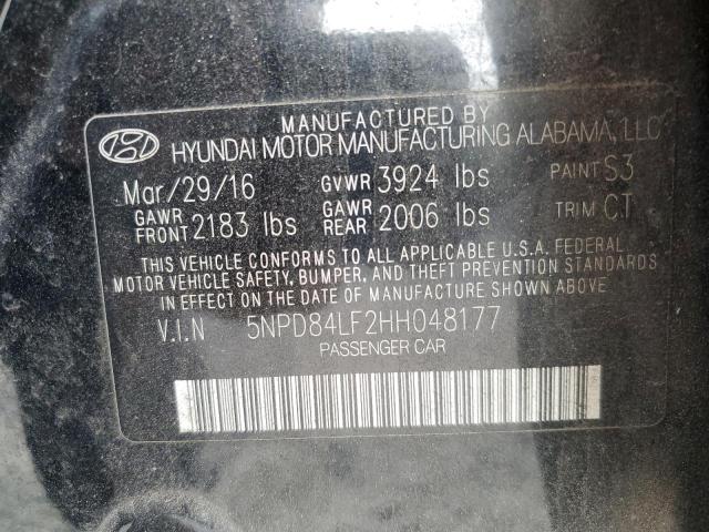 2017 HYUNDAI ELANTRA SE - 5NPD84LF2HH048177
