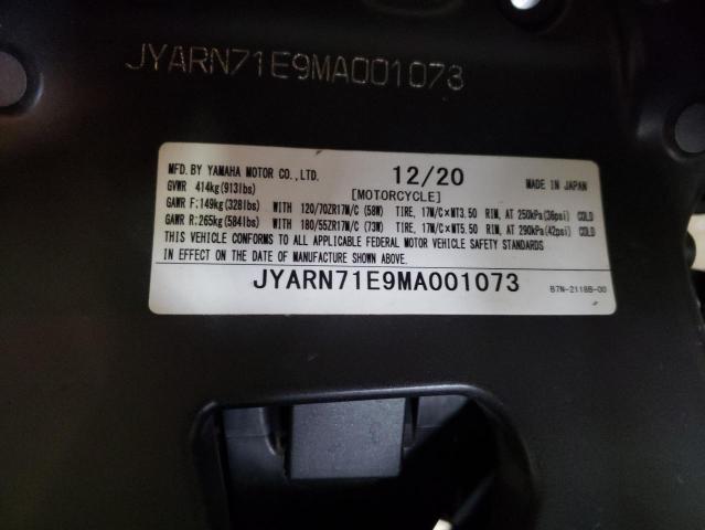 2021 YAMAHA MT09 - JYARN71E9MA001073