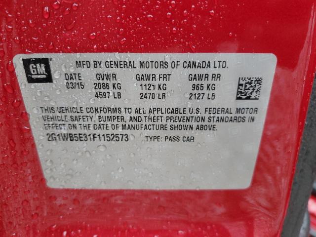 2015 CHEVROLET IMPALA LIM - 2G1WB5E31F1152573