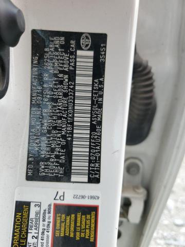 2017 TOYOTA CAMRY LE - 4T1BF1FK0HU333742