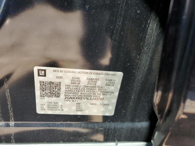 2020 CHEVROLET EQUINOX LT - 2GNAXKEV5L6243757