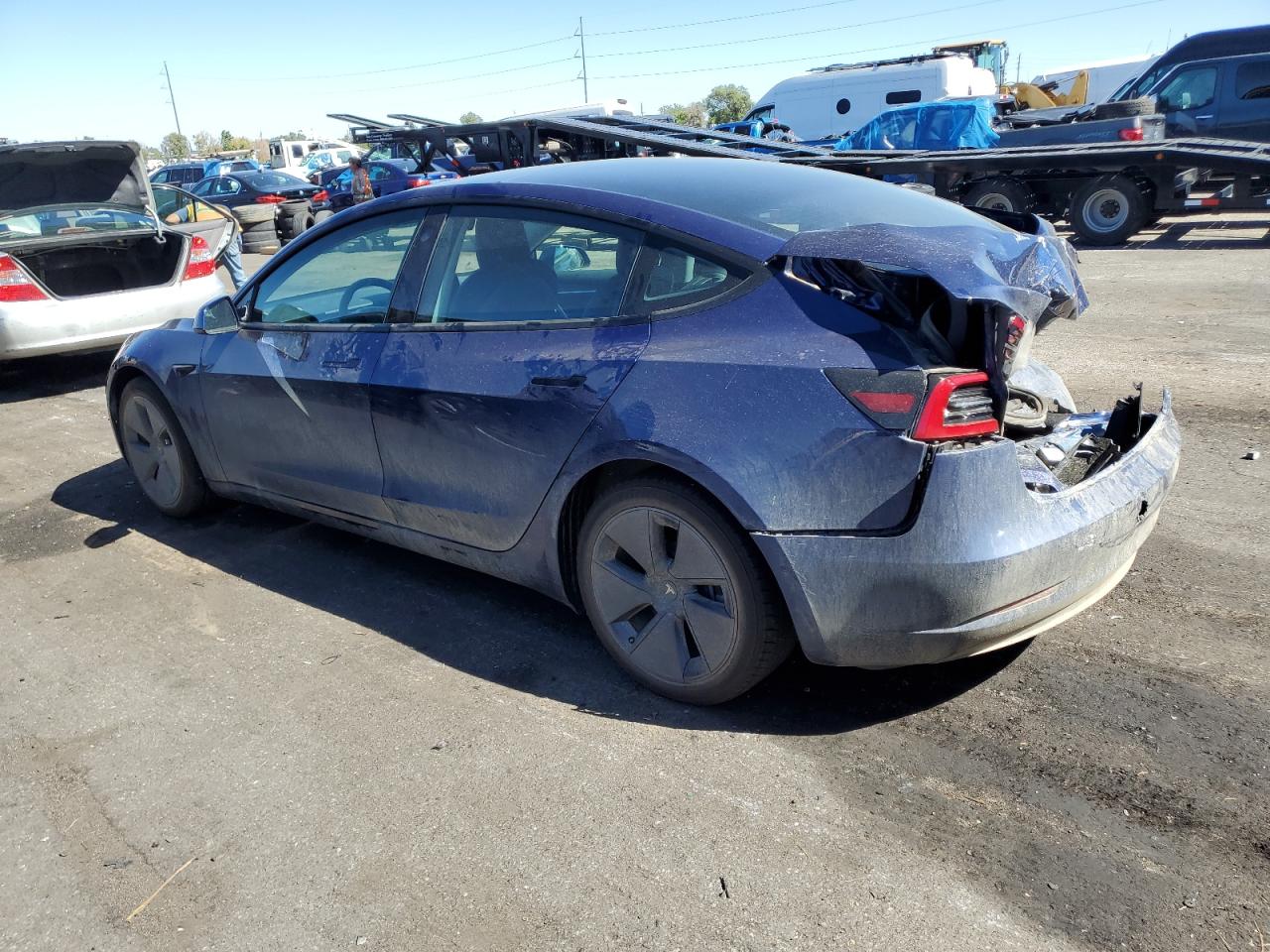 Lot #2907608665 2021 TESLA MODEL 3