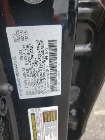 2017 HONDA CR-V TOURI - 5J6RW1H94HL015412