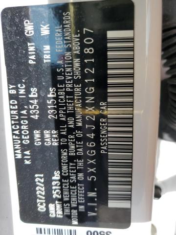 2022 KIA K5 GT LINE - 5XXG64J2XNG121807