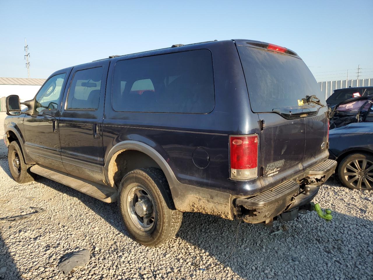 FORD EXCURSION 2005 blue  gas 1FMNU45S85ED44578 photo #3