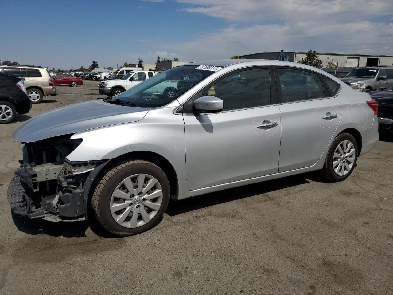 3N1AB7AP6HL675114 NISSAN SENTRA S 2017