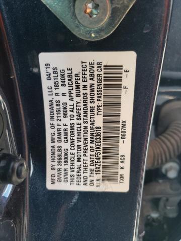 2019 HONDA INSIGHT EX - 19XZE4F51KE033618