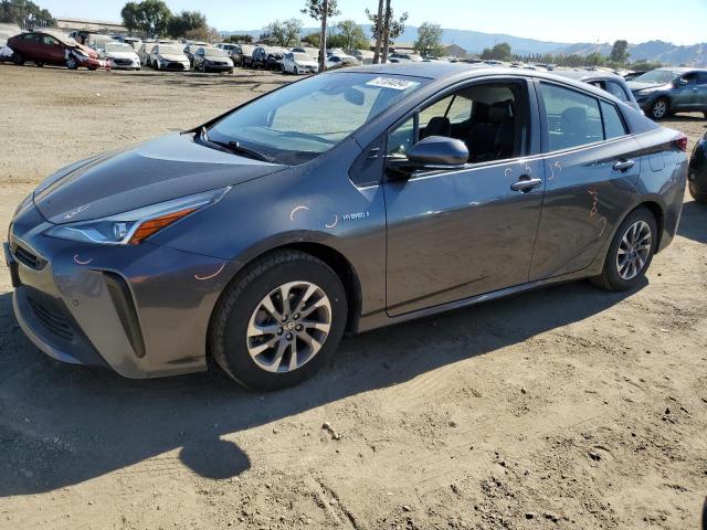 TOYOTA PRIUS L 2020 charcoal  hybrid engine JTDKARFU9L3111508 photo #1