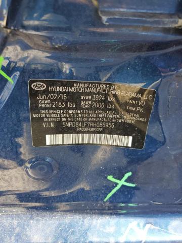 2017 HYUNDAI ELANTRA SE - 5NPD84LF7HH086956