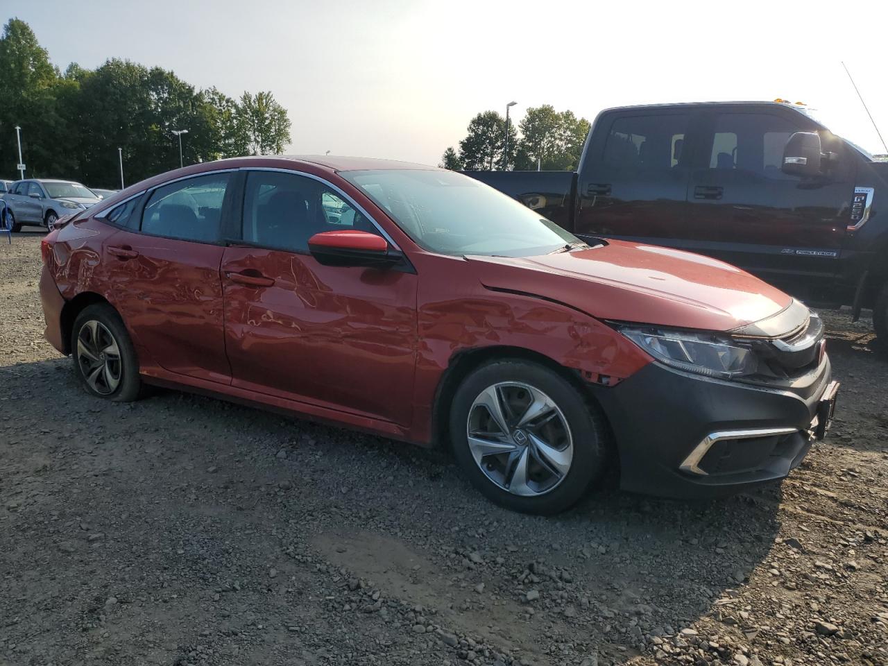 Lot #2825462061 2019 HONDA CIVIC LX