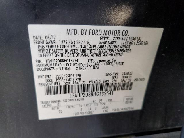 2017 FORD TAURUS SE - 1FAHP2D88HG132541