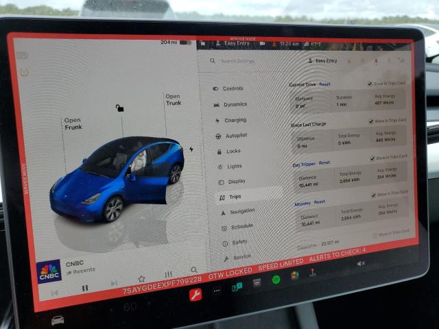 VIN 7SAYGDEEXPF799228 2023 Tesla MODEL Y no.9