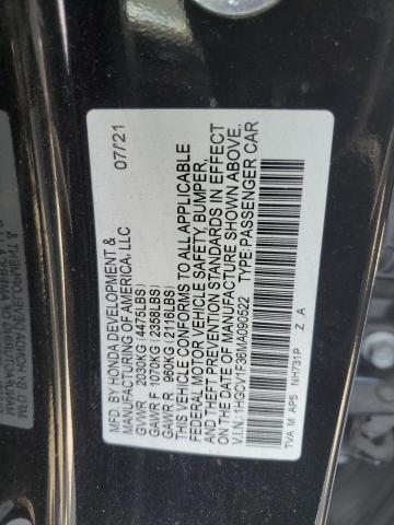 2021 HONDA ACCORD SPO - 1HGCV1F36MA090522